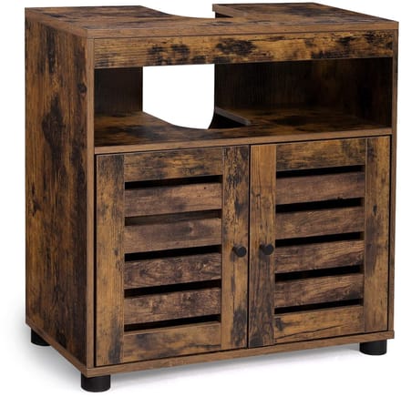 Badkamermeubel - 60 x 30 x 63 cm - Vintage Bruin