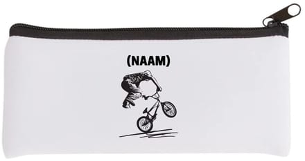 Akyol - bmx met eigen naam Etui - Sport - fietser - fiets - 20 bij 9 cm