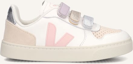 VEJA Small V10 Sneakers Meisjes - Leren Sneaker - Wit - Maat 29