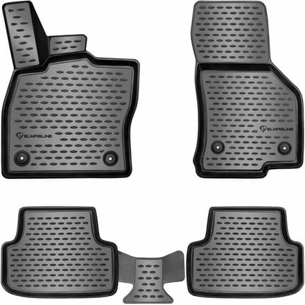 3D Rubber Automatten voor SEAT ATECA 2016-2026 [5FP] - geurloos & op maat - hoge rand