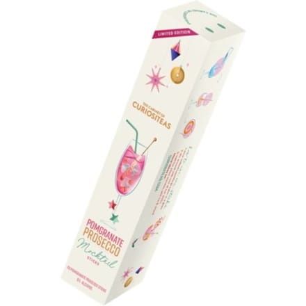 Cabinet of curiositeas - pomegranate prosecco mocktail sticks