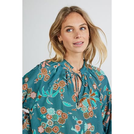 DIDI Dames Blouse Estelle Green Galleria print maat 48