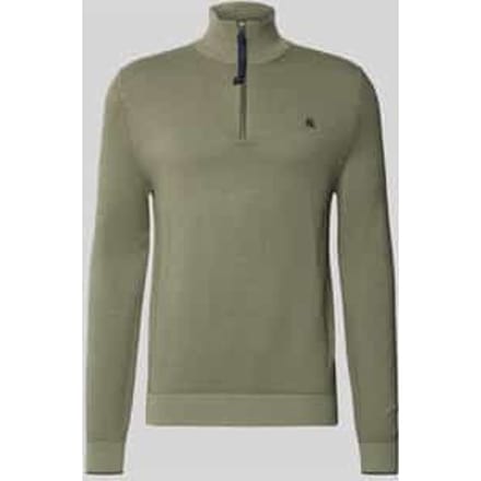 Gebreide pullover met schipperskraag