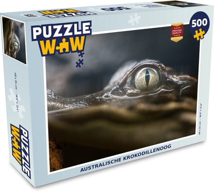 Puzzel Reptielen - Krokodil - Australië - Legpuzzel - Puzzel 500 stukjes