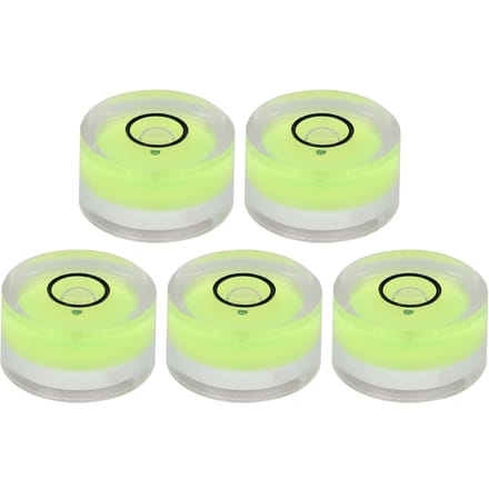 5 stuks 15 mm Diameter Meetinstrument Mini Rond Waterpasje voor Balansweegschaal beige
