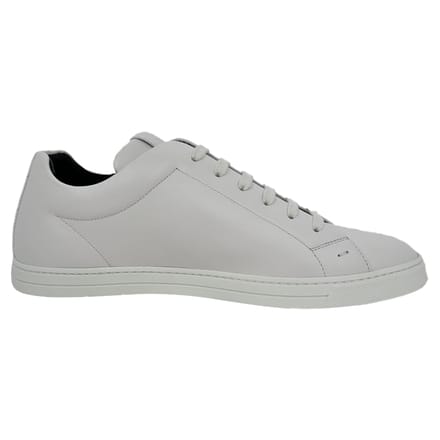 Fendi lage sneakers met logo-print in wit leer