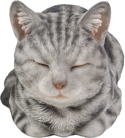 Dromende kat 17x19x34cm - Tuinbeeld - Dierenbeeld