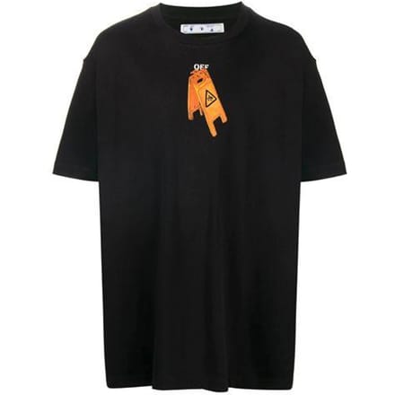 Off-White Pascal Skelet T-shirt Zwart Heren Tops OMAA038F20FAB0011010 M black