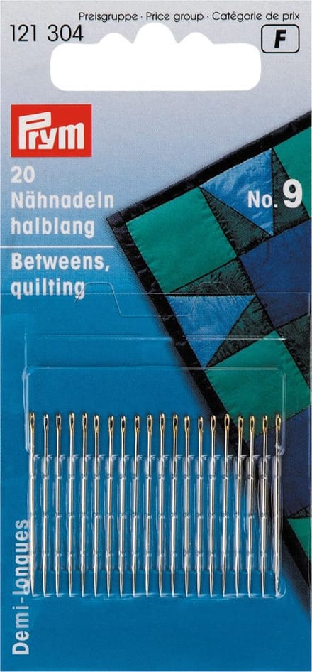 Naainaalden halflang staal No. 9 zilverkleurig 0,60x28mm 20 st.