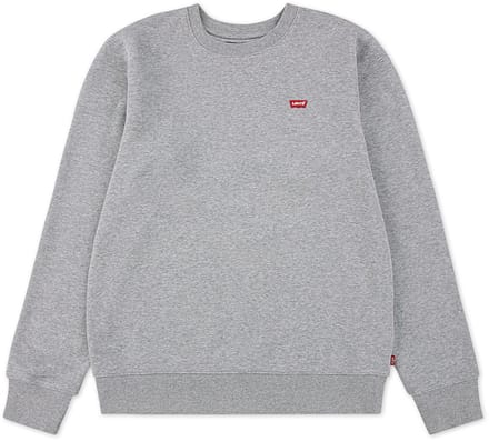 Levi´s ® Kids Mini Logo Crewneck Sweatshirt Grijs 16 Years Jongen