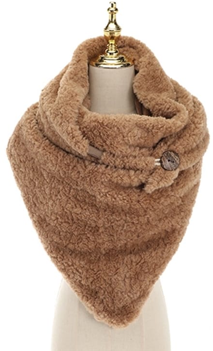 I'm Dutch - Petzen - Omslagdoek - Sjaal - Vachtsjaal - Winter - Camel