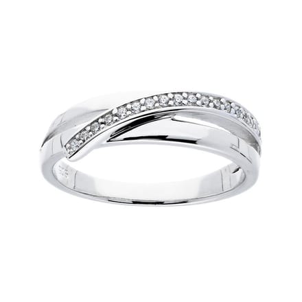 Glow 114.524952 Dames Ring - Sieraad - Zilver - 6 mm breed