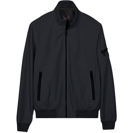 Baileys Jack Full Zip Sleeve Pocket Solid Color Midden Grijs / male