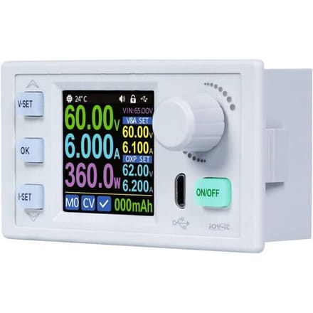 Joy-it JT-PS360 Labvoeding, regelbaar 0 - 60 V 0 - 6 A 360 W Smal model