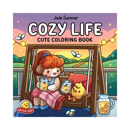 Cozy Life: Cute Coloring Book - The Comfy - Jade Summer