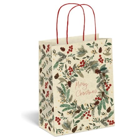 Kerst geschenktas wonderful christmas l
