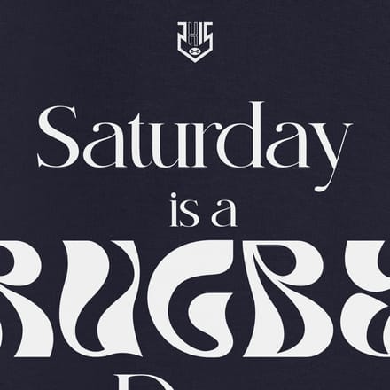 Saturday is a Rugby Day - Hoodie Kids - Navy