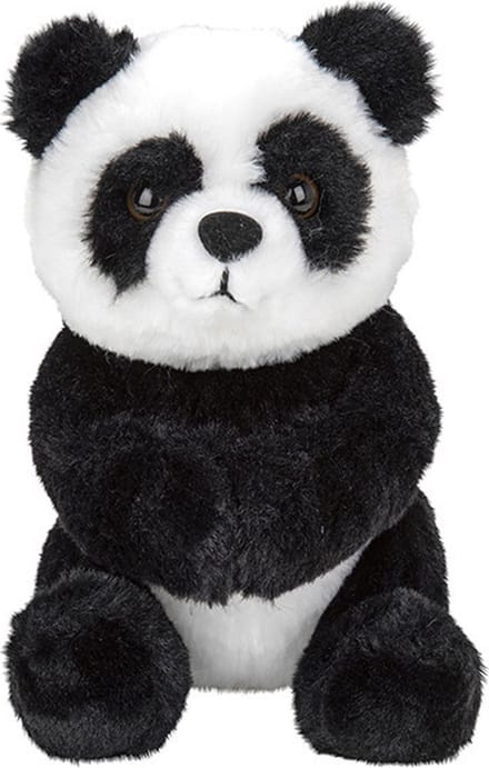 Nature Planet Pluche Pandabeer - knuffelbeer - 18 cm - beren knuffels - speelgoed
