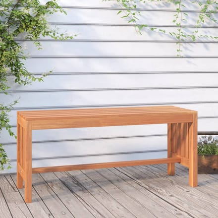 vidaXL - Tuinbank - 110 - cm - massief - eucalyptushout