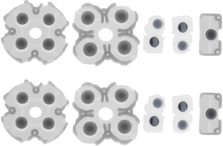 Allecto - Controller Rubber Silicone Knoppenpads - Voor PlayStation 5 - 2 Sets - Verbeterde grip - Schokabsorberend - Gemakkelijk te installeren - ...
