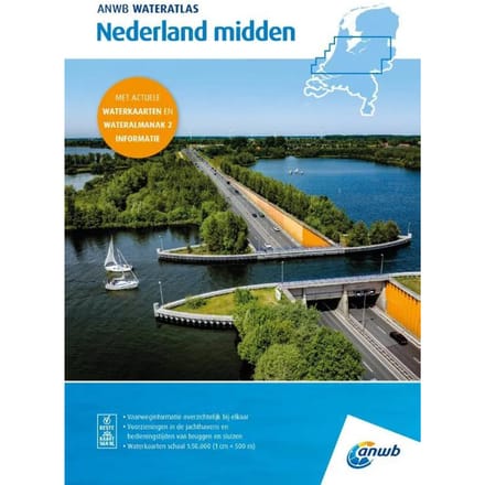 Wateratlas Nederland Midden - Anwb Wateratlas - ANWB