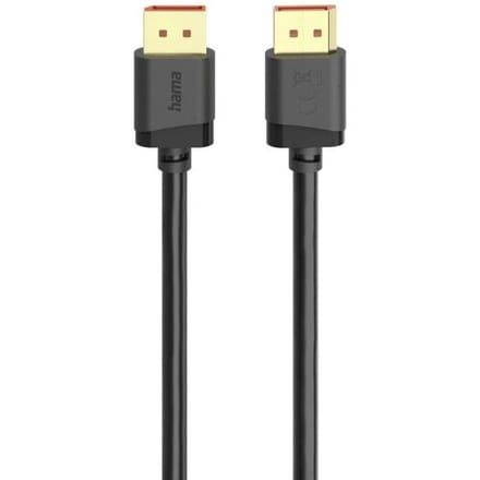 Hama 00202010 DisplayPort-kabel DisplayPort Aansluitkabel DisplayPort-stekker 2 m Zwart 8K UHD