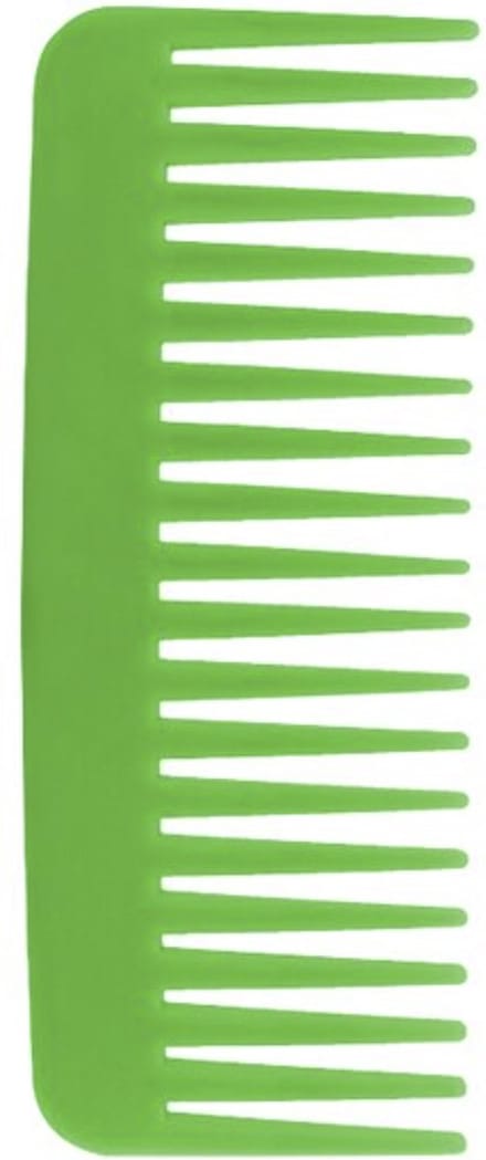 Cabantis Brede Kam 20 Tanden - Styling Tool - Wide Tooth Comb - Kapper Kam - Haar Accessoire - Groen