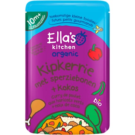 Kipkerrie met sperzieboon + kokos 10m+