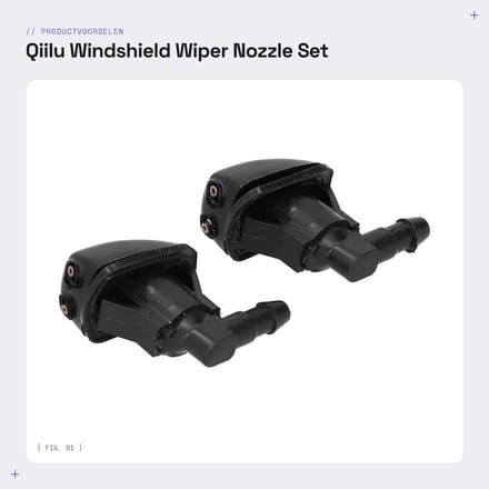 Dailygoods- Ruitensproeier Set - Ruitensproeier Nozzle - Ruitensproeier Spray - Ruitensproeier voor Corolla/Camry - 2 Stuks - Sproeier