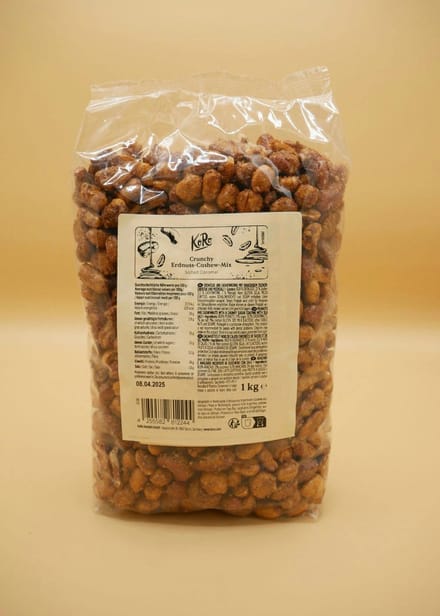 KoRo | Crunchy pinda-cashewmix salted caramel 1 kg