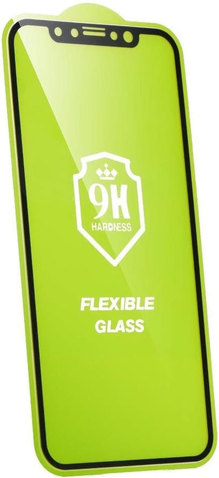5D Full Glue Nano screenprotector voor de iPhone 12 5,4" - zwart