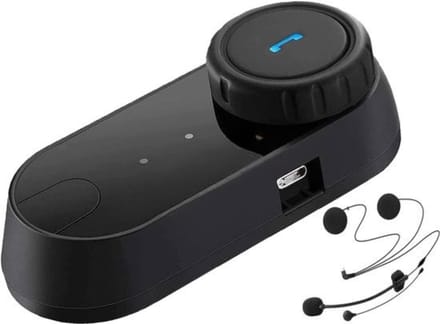 Thuys - Helm Bluetooth Headset 2 Personen - Bluetooth 5.0 - 800m Intercom - Handsfree - DSP Ruisonderdrukking - voor Motor en Scooter