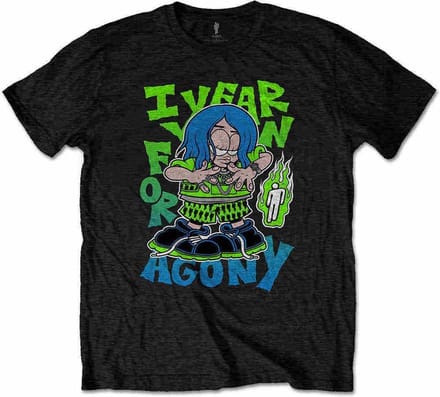 Billie Eilish - Agony Kinder T-shirt - Kids tm 8 jaar - Zwart
