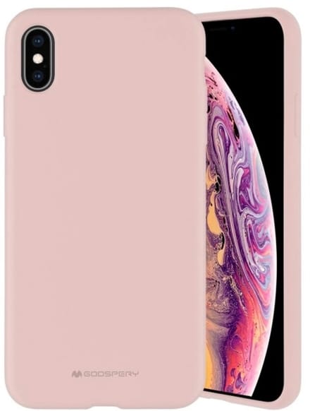 Mercury Goospery - Hoesje voor Mobiele Telefoon - Różowopiaskowy - Silikon - iPhone 13 Pro Max