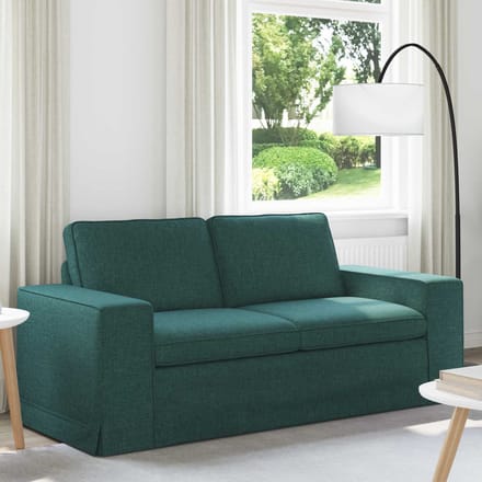 vidaXL - Bank - Donkergroen - 182 - x - 80 - x - 82 - cm - Stof