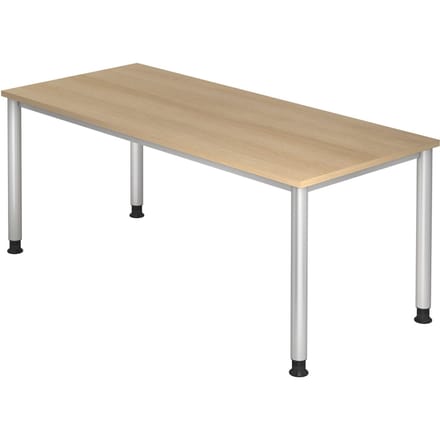 HILO 19 S | Bureau - 180 x 80 Eiken Tafelhoogte I In hoogte verstelbaar