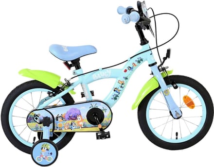 Bluey Kinderfiets - 14 inch - Lichtblauw - Twee handremmen
