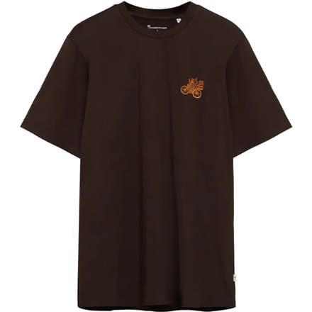 Geborduurde biologische katoen T-shirt KnowledgeCotton Apparel