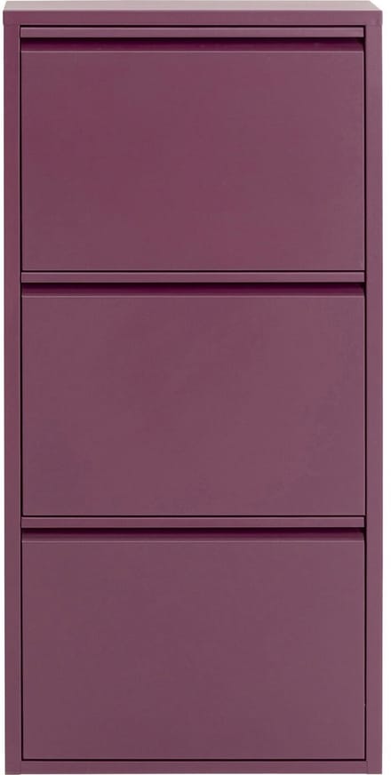Schoenenkast Caruso paars 3 laden Kare Design