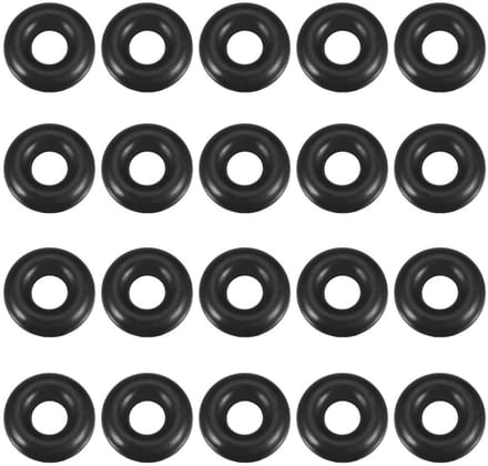 Dailygoods- O-ringen 20 stuks - Nitrilrubber - Afdichtingsringen - 12 mm buitendiameter - 5 mm binnendiameter - Duurzaam en flexibel