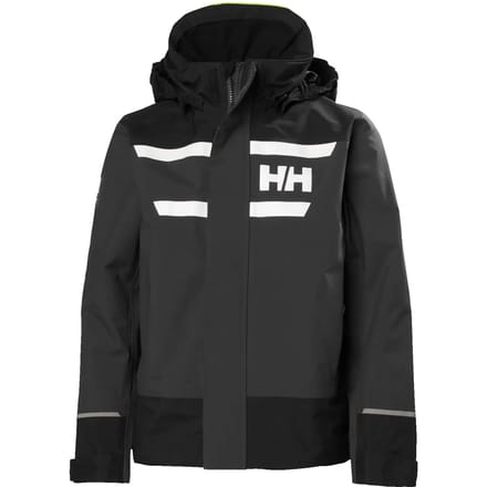 Helly Hansen Salt Port Jas Zwart 8 Years Kinderen