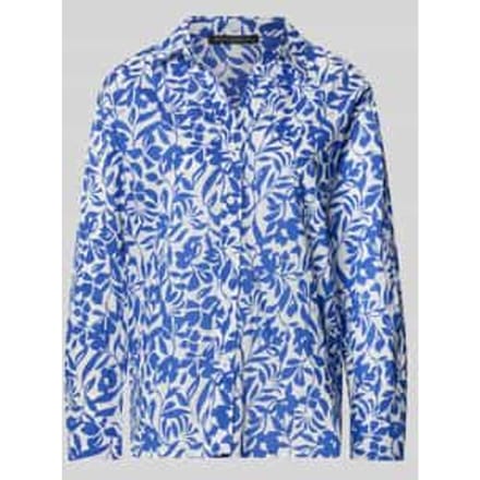 Blouse met platte kraag en knoopsluiting