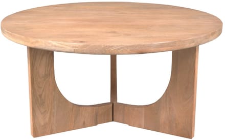 StarFurn Salontafel Guus Naturel Mangohout 80cm