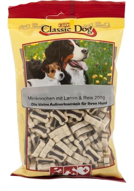 Cl.Snack mini botjes 12x200g - Lam & Rund