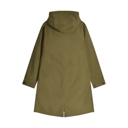 Lambretta Heren Ripstop Waterdichte Parka (Khaki Groen)