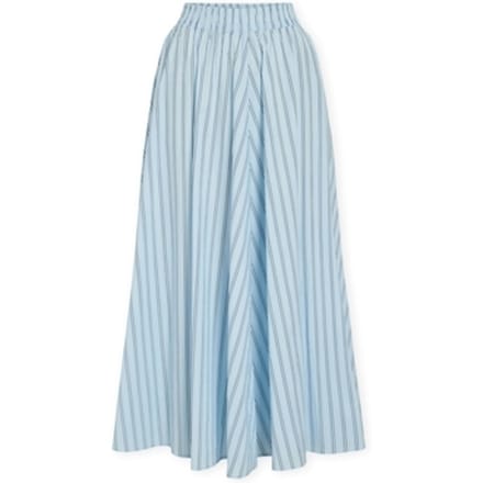 Lange rokken Vila Valencia Skirt - Nantucket Breeze/Snow