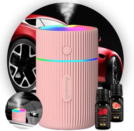 Aromaholik INTENSA - Auto Geurverspreider - Nano-Spray Technologie - LED Verlichting - USB