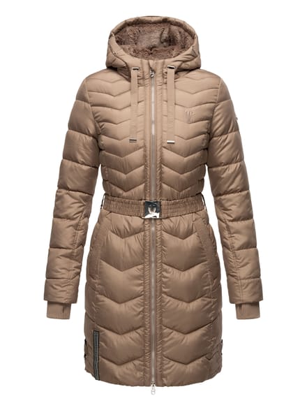 Navahoo Alpenveilchen dames winter gewatteerde jas – Warm, lang & stijlvol