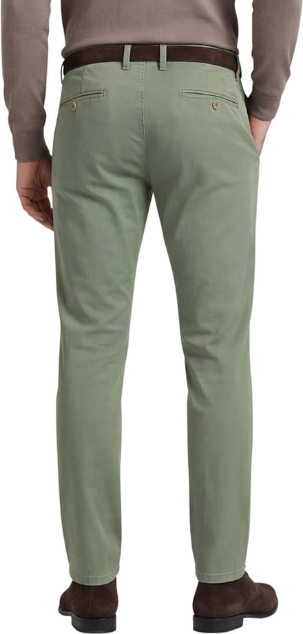 pantalon Alberto Rob chino slim fit groen