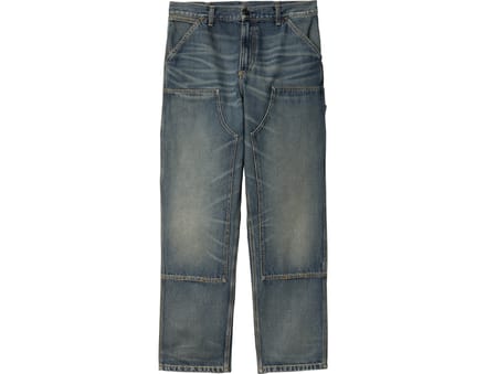 Carhartt Wip Double Knee Broek Blauw